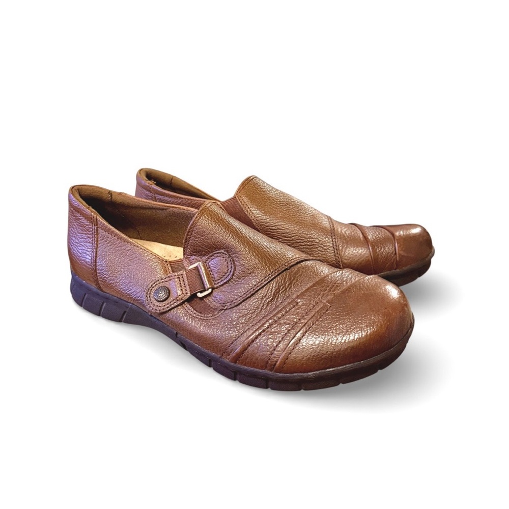 Michel M. Natives Women’s Durable Leather Slip - On Cushioned Loafers